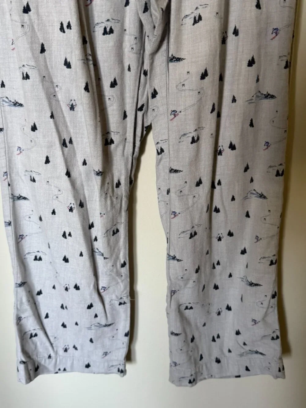 Banana Republic‎ Gray Ski Print Pajama Lounge Pants M​